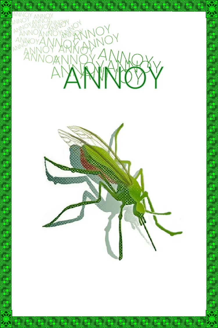 Annoy Card Back