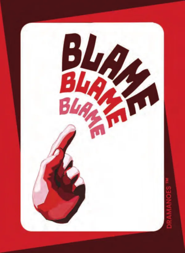 Blame card back