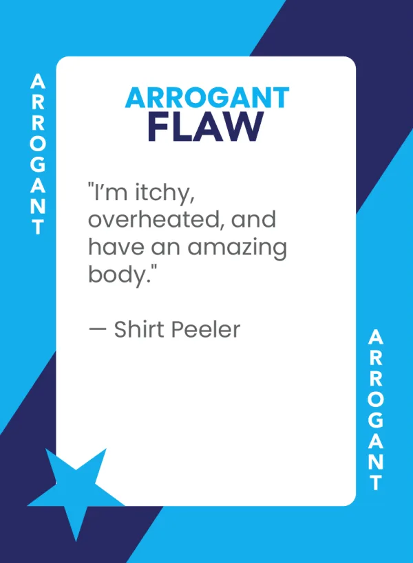 Shirt Peeler — Dramanoes flaw card