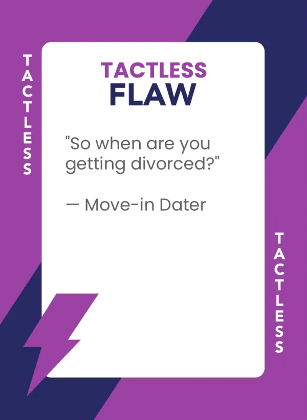 Move-in Dater — Dramanoes flaw card