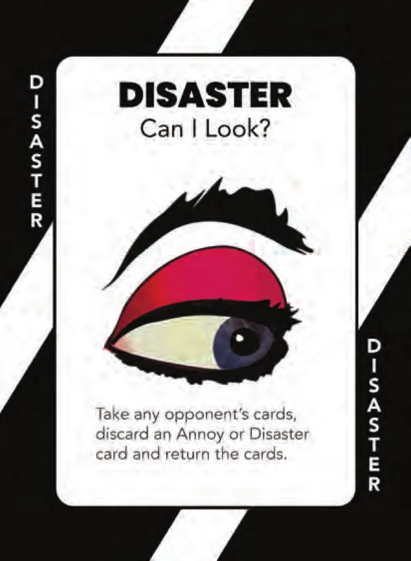 Can I Look? — Dramanoes disaster card